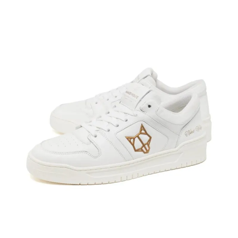 Naked Wolfe CM 01 Low Top Skateboard Shoes Men's White-3