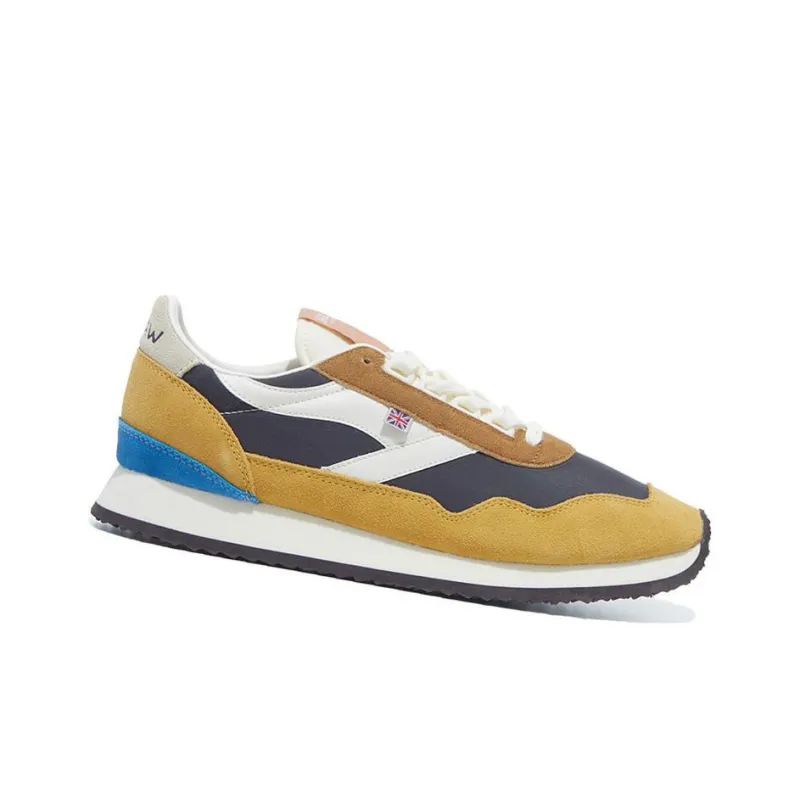 Norman Walsh Lightweight, Wear resistant, And Non slip Low Top Running Shoes Unisex Black Yellow Blue-2