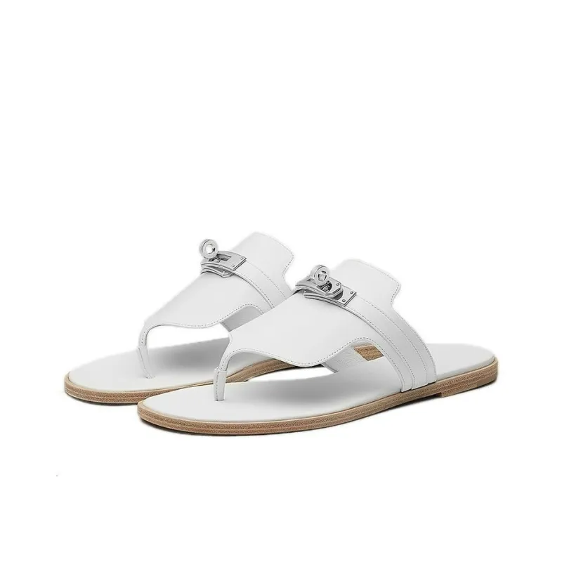 HERMES Elixir Slip Resistant Flip Flops Women's White-2