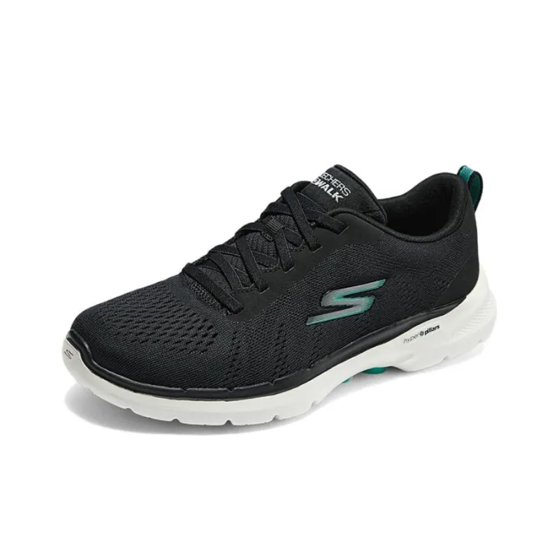 Skechers Go Walk 6 Cushioning, Slip Resistant, And Abrasion Resistant Low Top Casual Running Shoes Women's Black-1