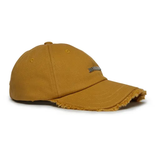 Jacquemus Cotton Baseball Caps Men's Light Brown