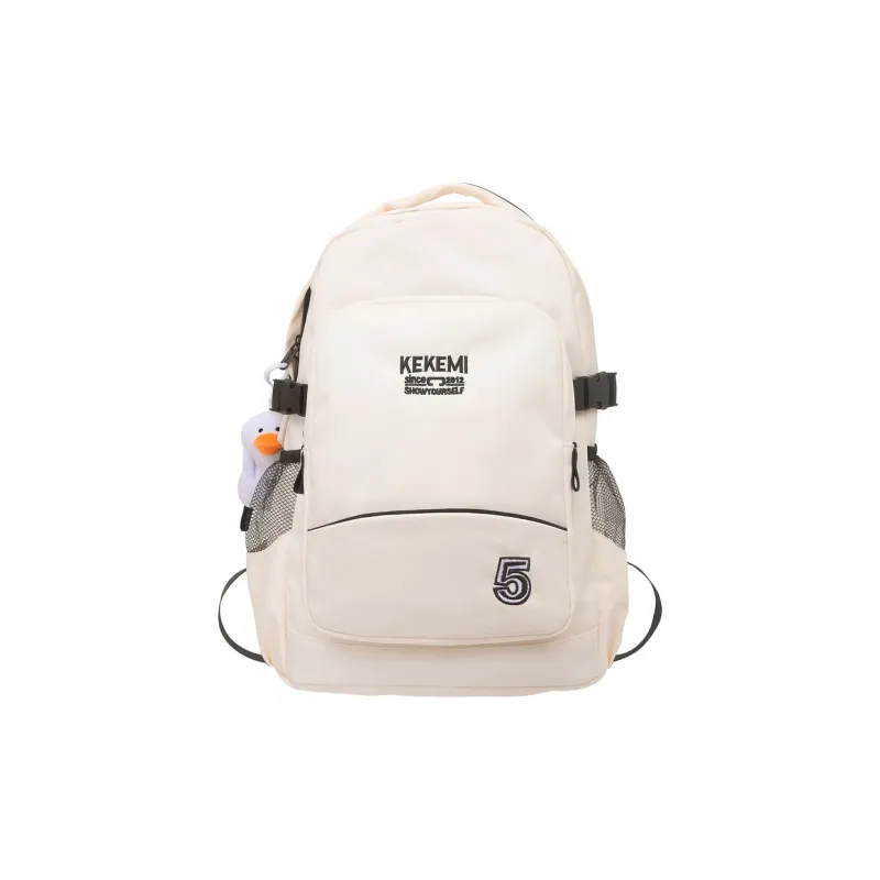 FAMAN Nylon Backpack Regular Unisex Black/Khaki/Red/White-8