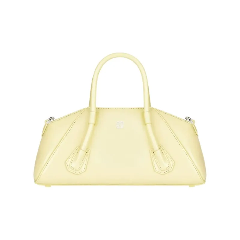 GIVENCHY Antigona Cow Leather Shoulder Bag Crossbody Bag Handbag Mini Women's Yellow-1