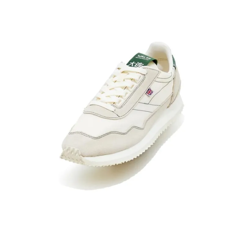 Norman Walsh Lightweight Wear resistant And Non slip Low Top Running Shoes Unisex Beige Green-3