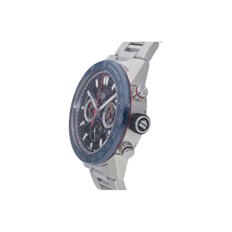 TAG HEUER Carrera Collection Automatic Mechanical Movement Men's Watches Watch 45mm Cut Out Dial CBG2A11.BA0654-3