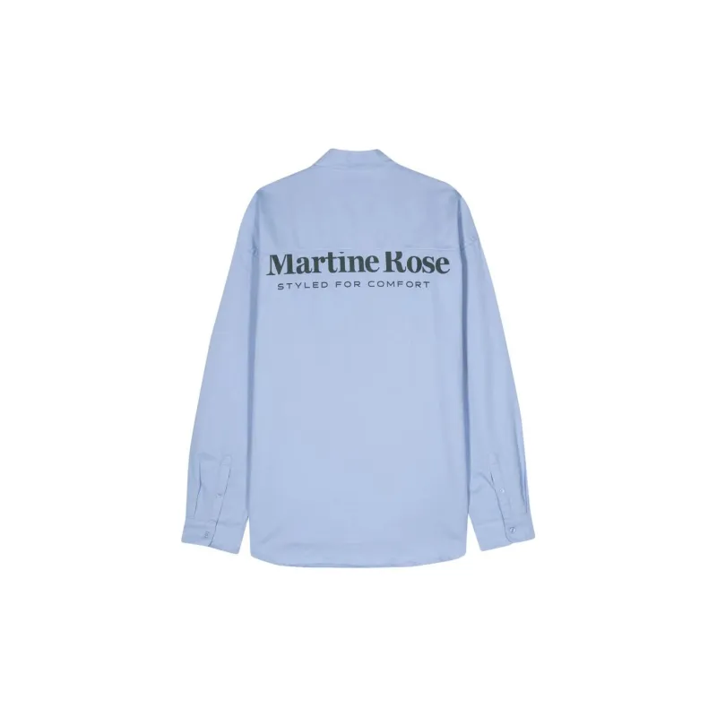 Martine Rose Embroidered logo Cotton Shirt-1