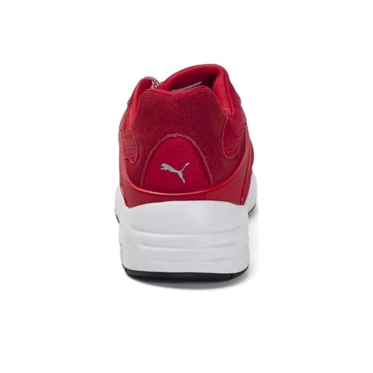 PUMA Trinomic Blaze Cushioning Anti Slip And Wear Resistant Low Top Casual Shoes Unisex Red White-4