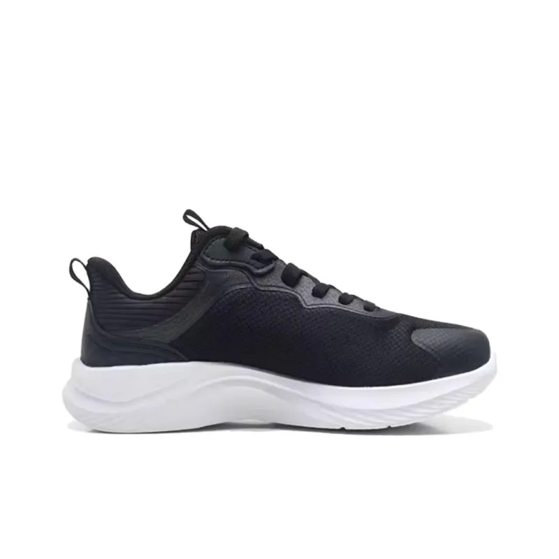 QIAODAN Wear resistant And Lightweight Low Top Running Shoes Men's Black-1