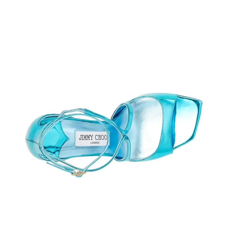 Jimmy Choo Azia Strap Sandals Women's Blue-3