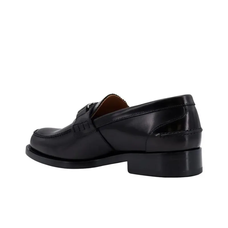 VERSACE Greca Patent Leather Loafers-2