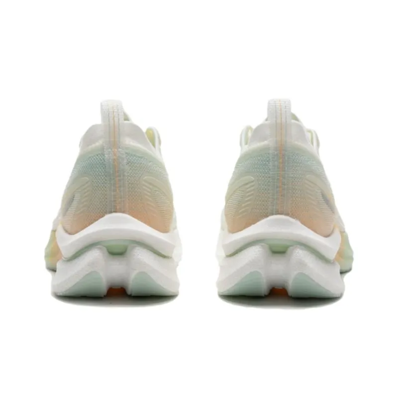 XTEP To Light 8.0 MAX Anti Slip Wear Resistant Low Top Casual Running Shoes Women's White Green Orange-1