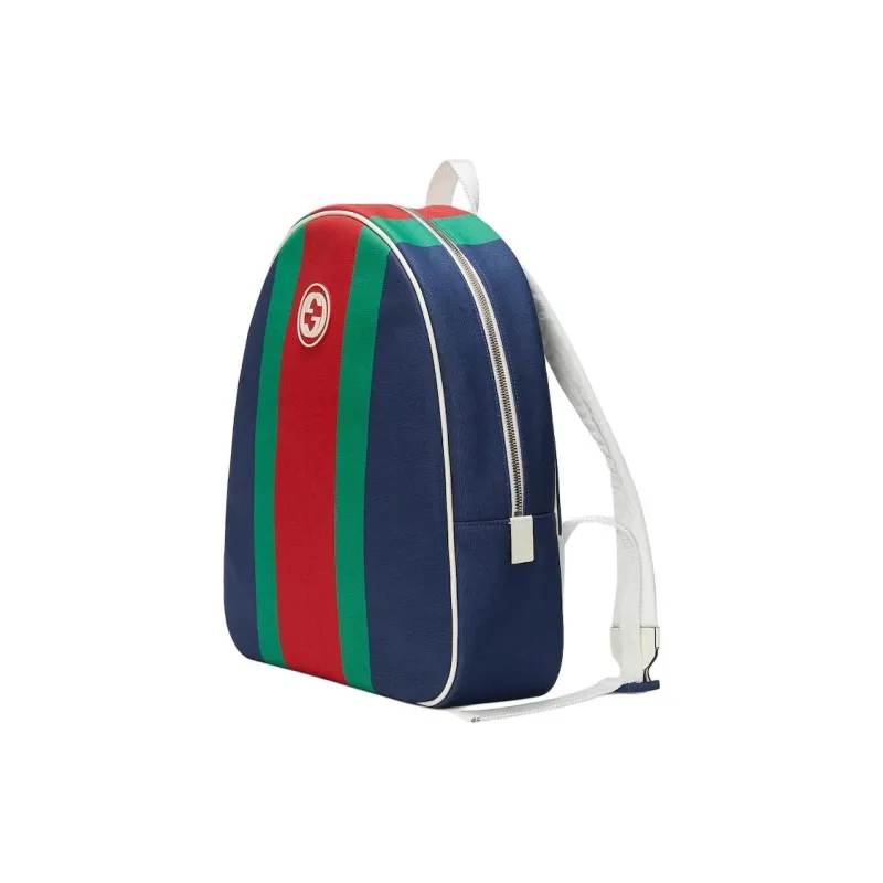 GUCCI Canvas Backpack Kids' Dark Blue-1