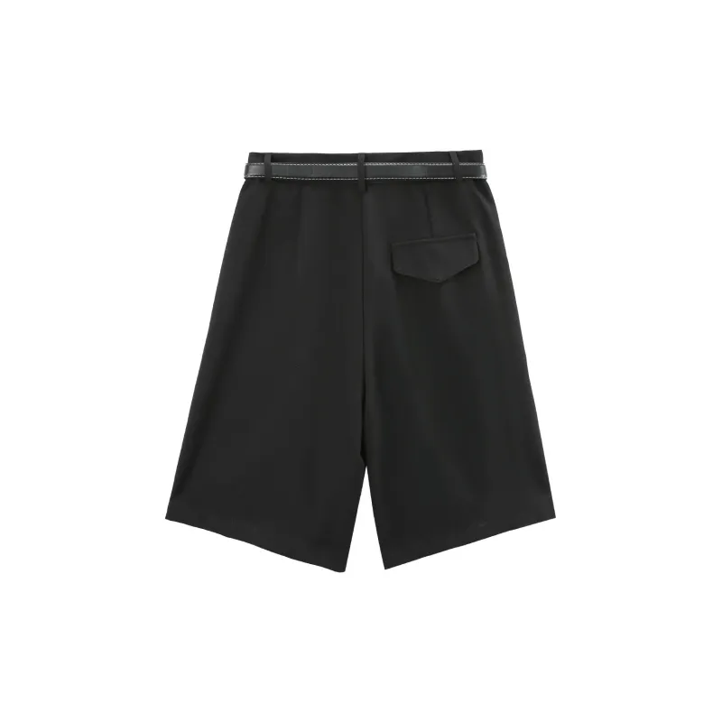 A Paradise For Awakening Casual Shorts Women's Black-1