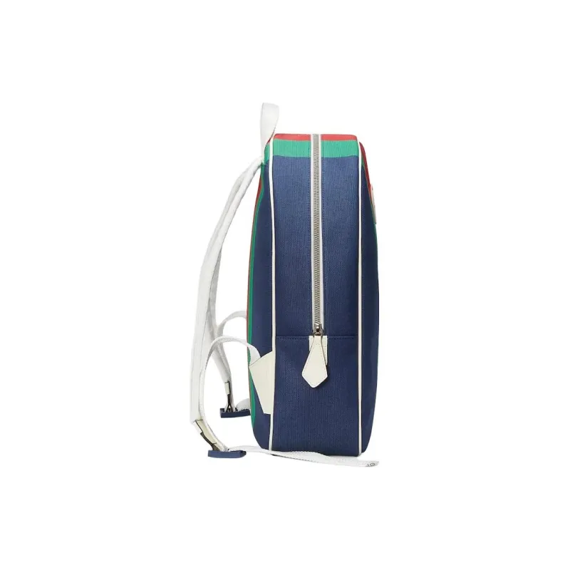 GUCCI Canvas Backpack Kids' Dark Blue-2