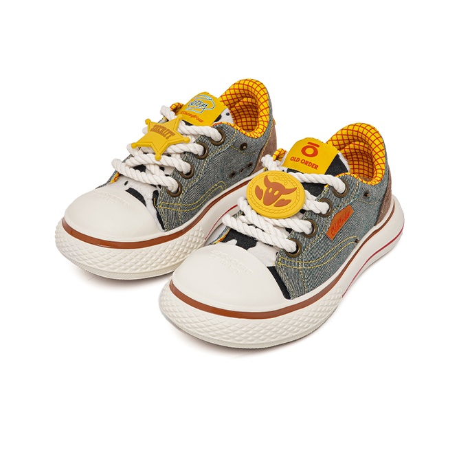 ★Disney x OLD ORDER★ ロートップ・キャンバス・シューズ Disney X OLD ORDER Woody Big Head Shoes Height Increasing