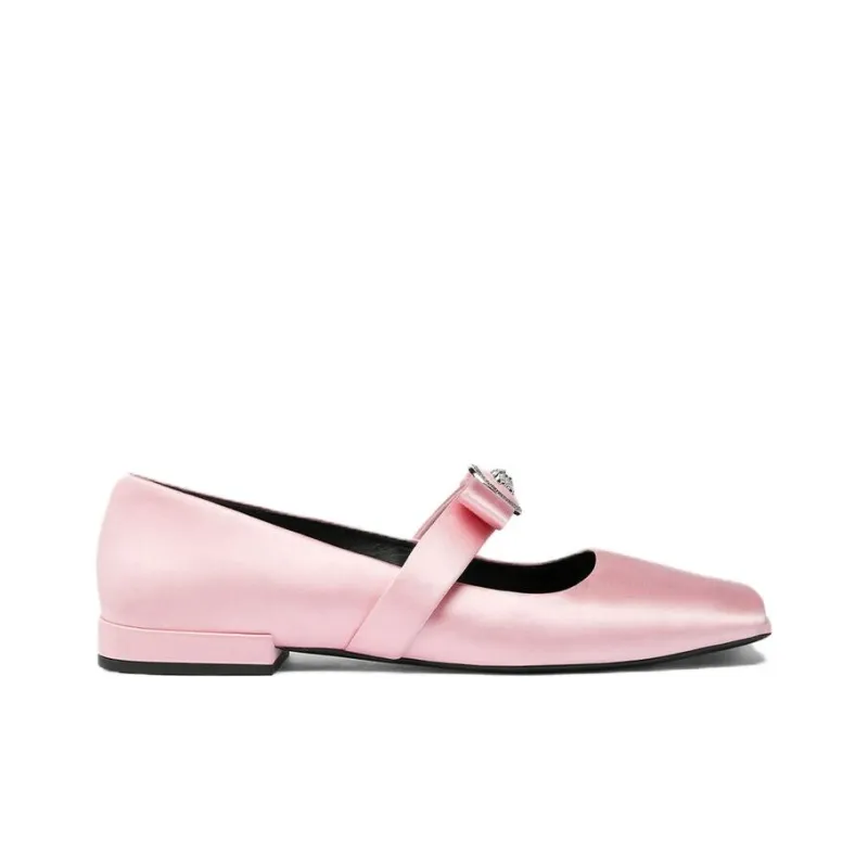 VERSACE Gianni Ribbon Ballerina Shoes-1