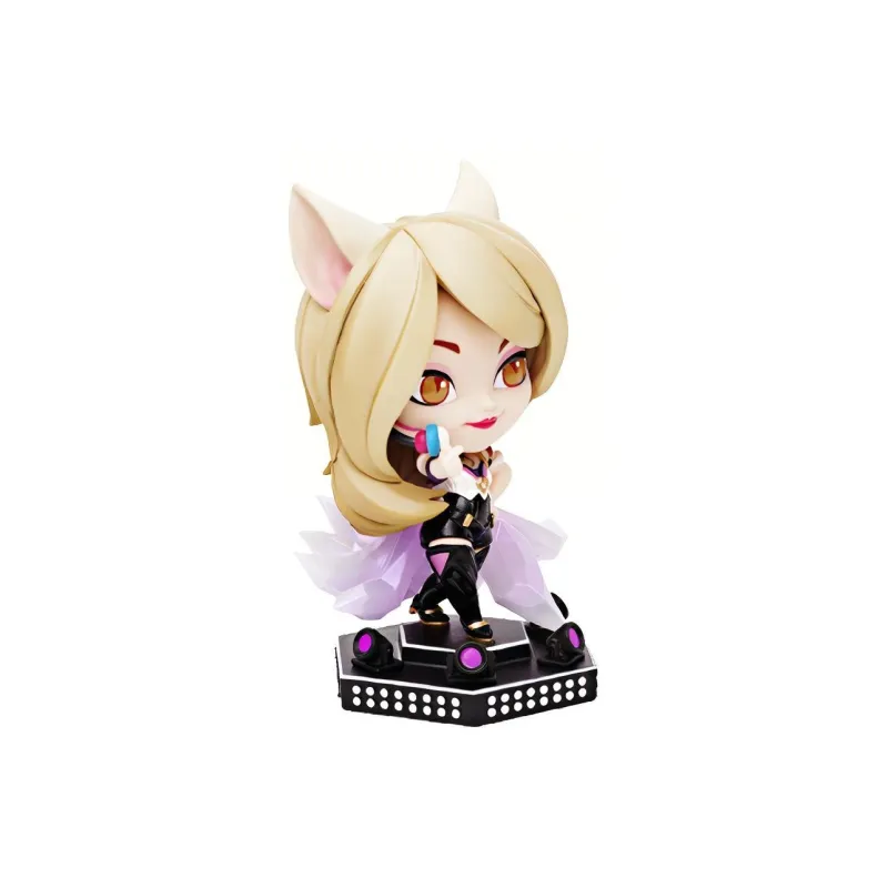 LEAGUE OF LEGENDS Game Skin Collection Ahri The Nine Tailed Fox Lol K/da Chibi Figures 12.5cm-1
