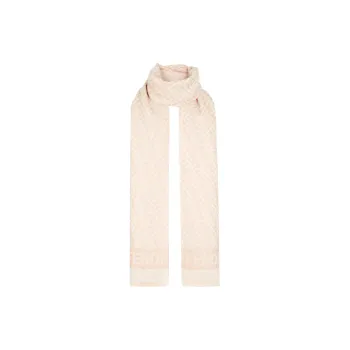 FENDI Ff Monogrammed Frayed-Edge Scarf