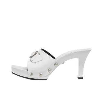 VERSACE Medusa Head Leather Mules