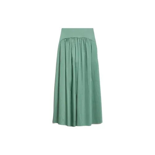 MaxMara Studio Casual Long Skirts Women's Jadeite Color