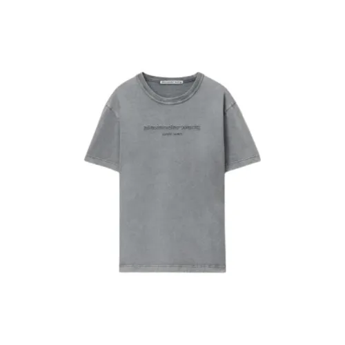 Alexander Wang Logo-embossed Cotton T-shirt