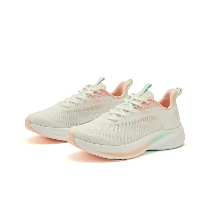 QIAODAN Light Speed 4.0 Breathable Lightweight Low-Top Running Shoes Women's White-2