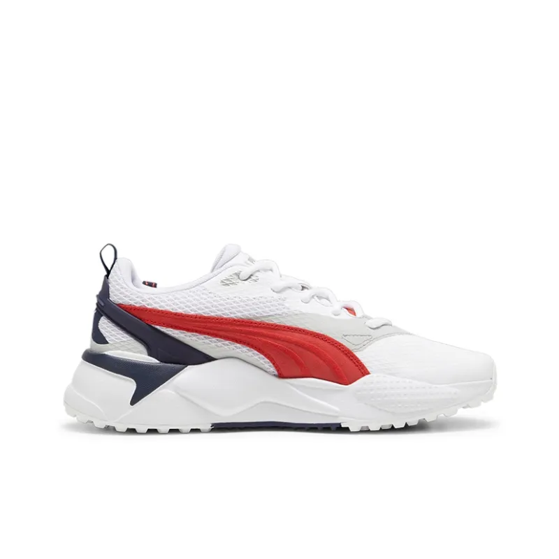 PUMA GS X Efekt Shock Absorbers Slip Resistant, Abrasion Resistant, Breathable Low Top Golf Shoes Men's White-2