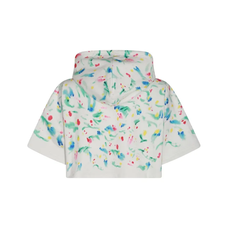 MARNI Logo Patch Cropped Hoodie-1