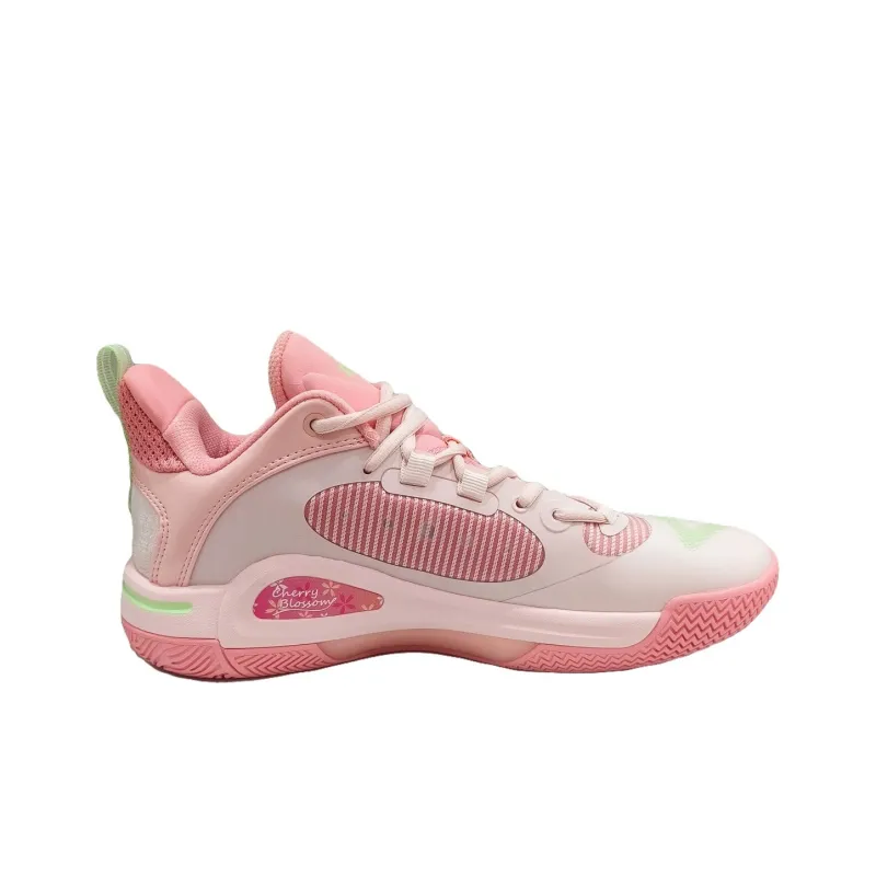 PEAK Flash 5 Generations Basketball Shoes Unisex Low Top Blossom Pink-1