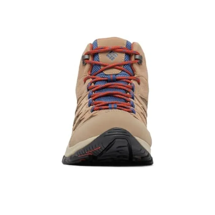 Columbia Crestwood Mid Waterproof Cushioning Wear-Resistant High-Top Hiking Shoes Men's Brown-2