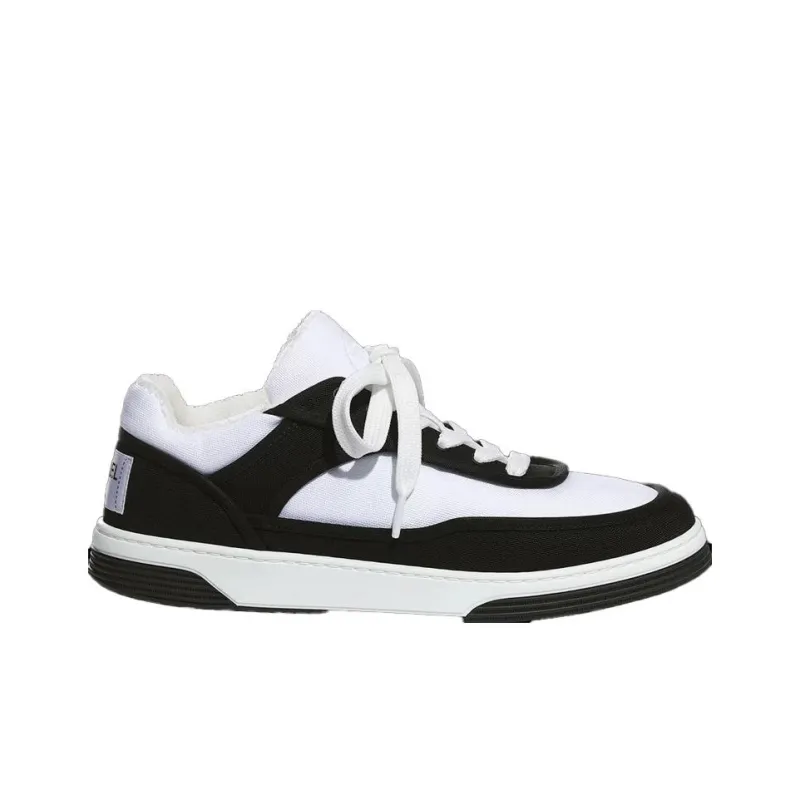 CHANEL Trainers Low 'Black White' Women's-1