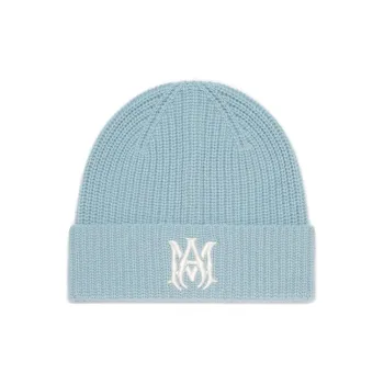 AMIRI Cashmere Beanies Unisex Light Blue