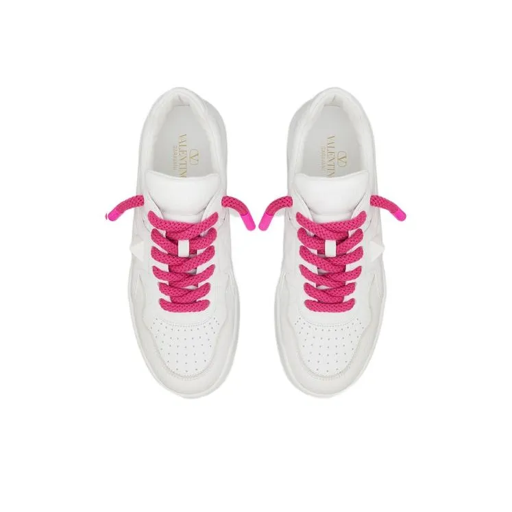Valentino Garavani One Stud XL Leather Sneakers-3