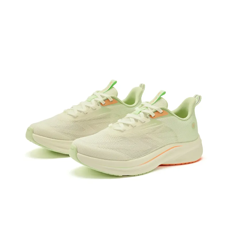QIAODAN Light Speed 4.0 Slip Resistant Breathable Lightweight Low Top Running Shoes Women's Cyan-2