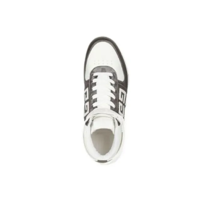 Givenchy High Top Skateboard Shoes Men's Silver Gray-3