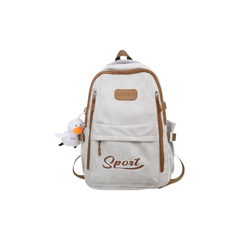 FAMAN Nylon Backpack Regular Unisex Black/Gray/Green/Purple/Ecru-0