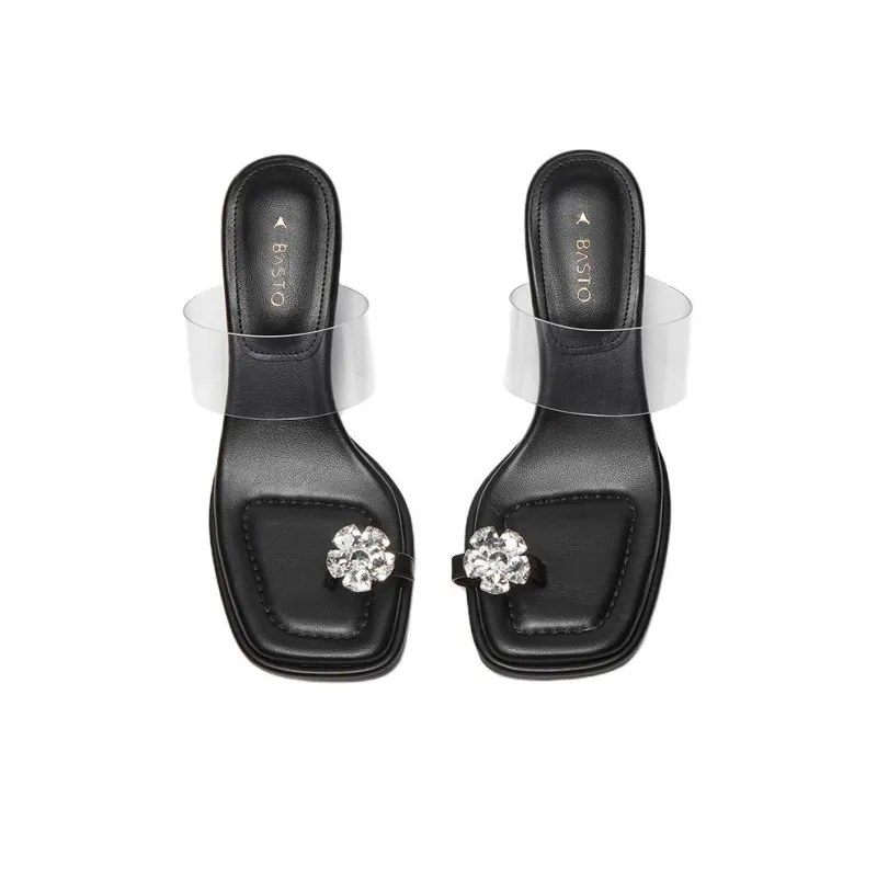 BASTO Slide Slippers 6cm Women's-12