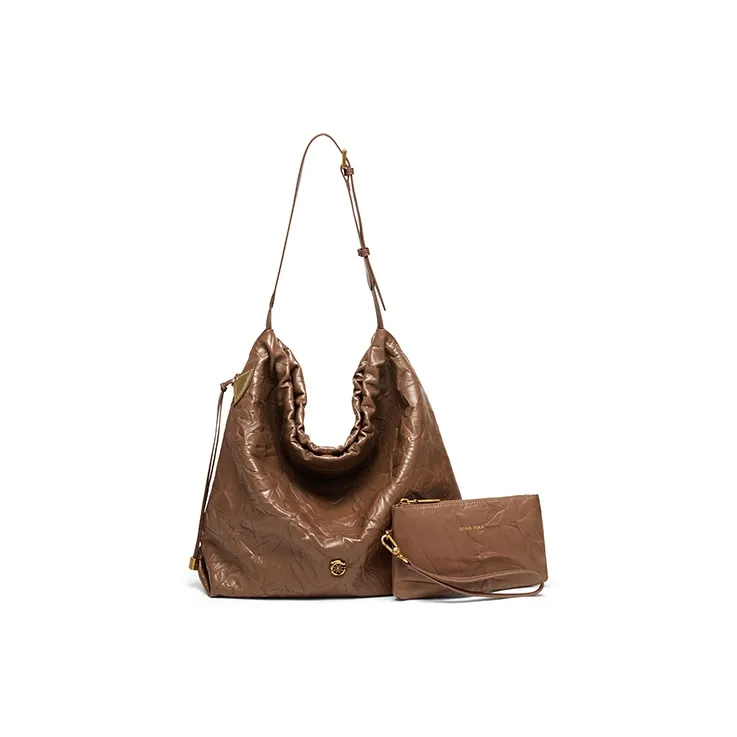 Gong Xuan Genuine Cow Leather Shoulder Bag Women's-13