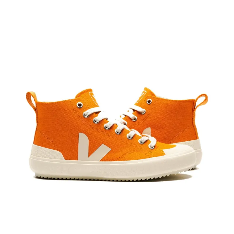 VEJA Nova High Top Sneakers 'Orange White'-4