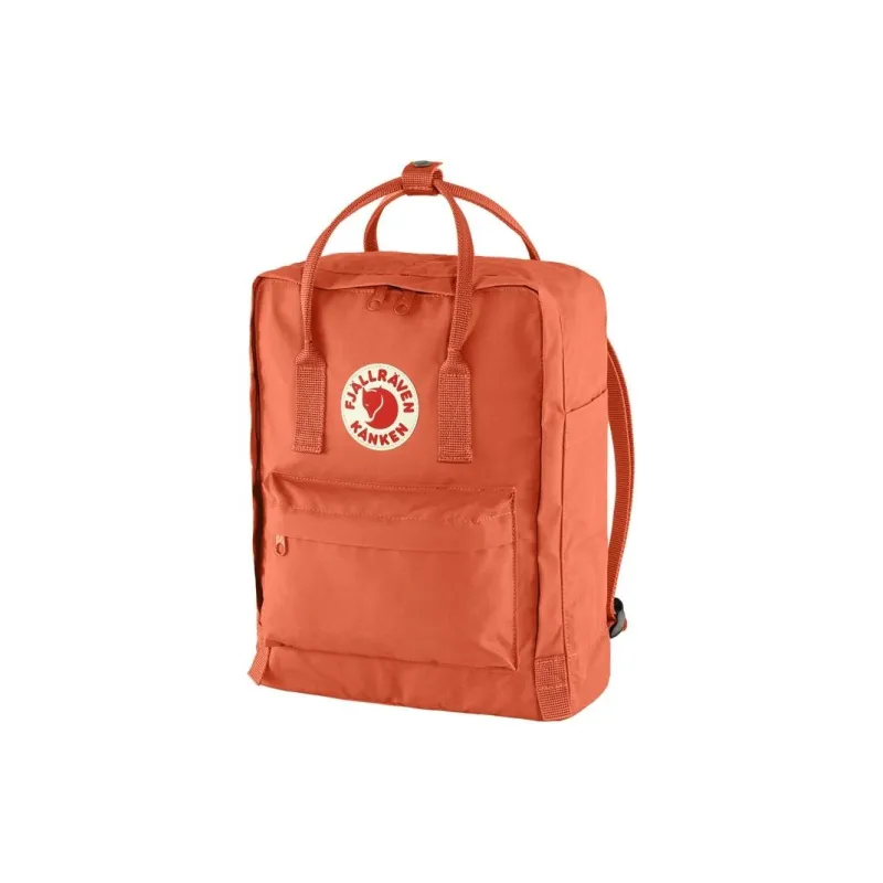 Fjallraven Kanken Mountaineering Double Shoulder Outdoor Bag Backpack Ethenyl 16L Luo Wen Red Unisex-1