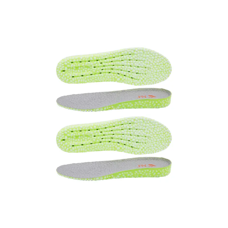 361° Etpu+Knitted Fabric Insoles Unisex Green Base With Light Gray Fabric-8