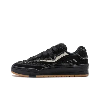 LiNing GOS 2000 Anti Slip Wear Resistant Low Top Skateboard Shoes Men's Black