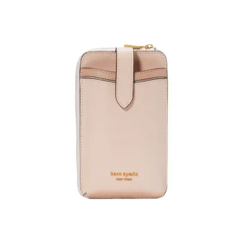 Kate Spade Saffiano Leather Cell Phone Pouch Shoulder Bag Crossbody Bag Women's Light Mountain Dogwood Multicolor