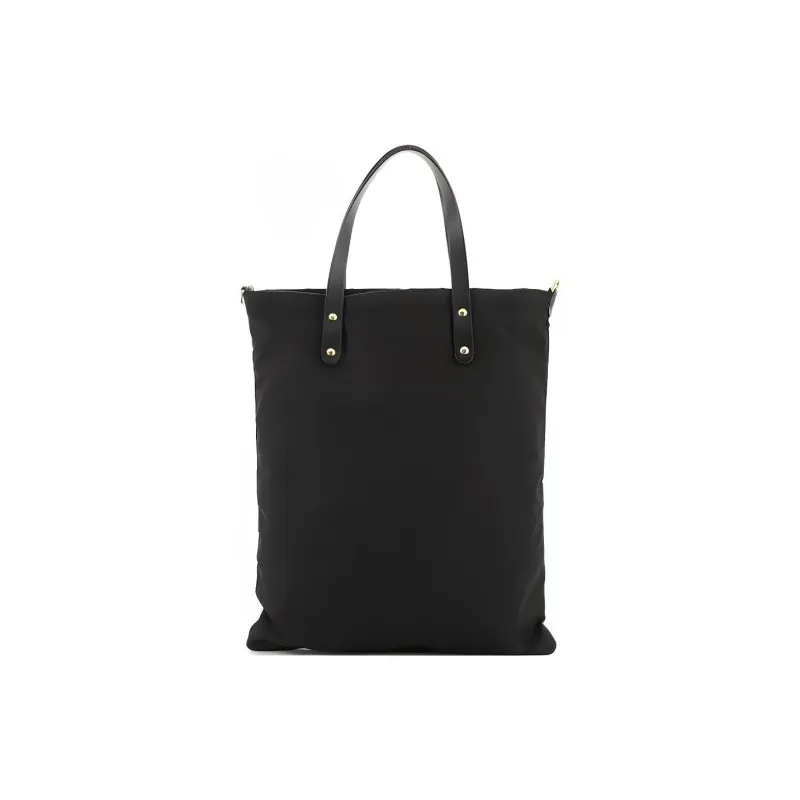 Burberry Nylon Fabric Tote Bag Shopping Bag Shoulder Bag Handbag Unisex Black-2