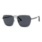 Gunmetal Frame with Black Gray Lens