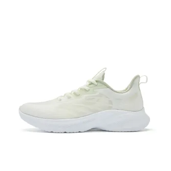 QIAODAN Light LITE Breathable And Lightweight Low Top Running Shoes Women's Ivory