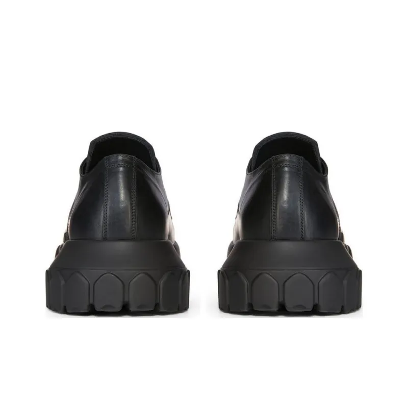 RICK OWENS Bozo Tractor Leather Shoes-3