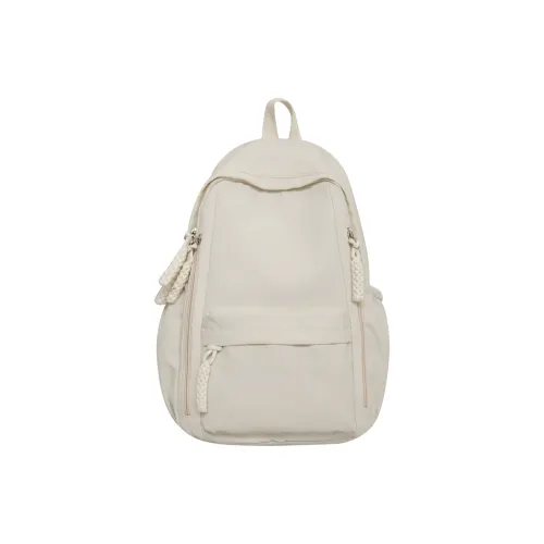 FAMAN Nylon Backpack Regular Women's Black/Red/Yellow/Pink/White