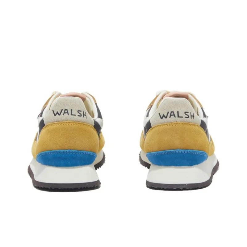 Norman Walsh Lightweight, Wear resistant, And Non slip Low Top Running Shoes Unisex Black Yellow Blue-4