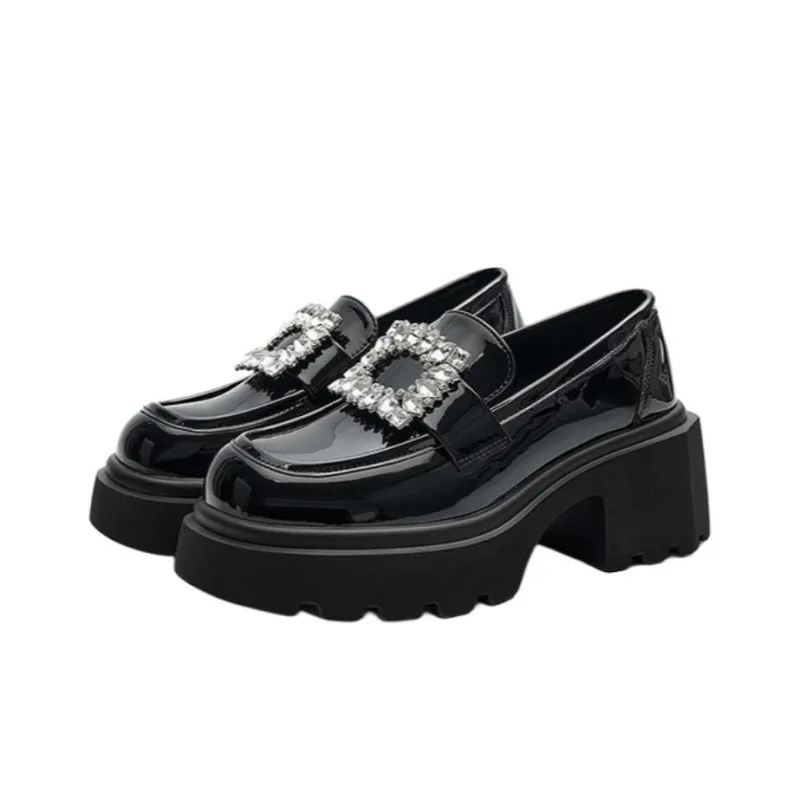 EBLAN Loafers 6.5cm Women's Black-1